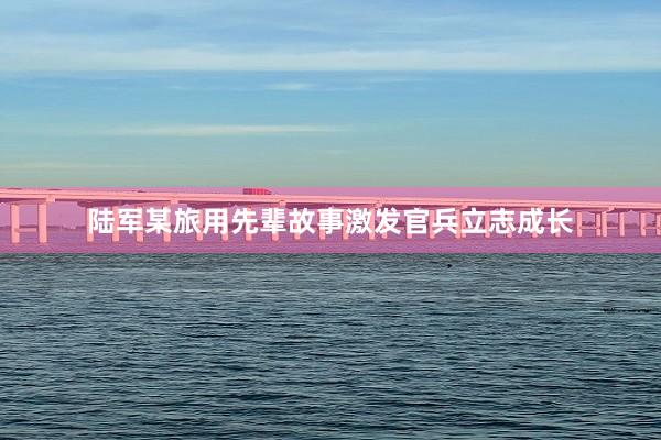 陆军某旅用先辈故事激发官兵立志成长