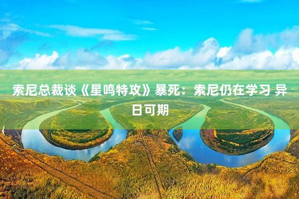 索尼总裁谈《星鸣特攻》暴死：索尼仍在学习 异日可期