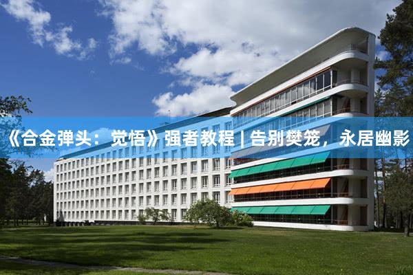 《合金弹头：觉悟》强者教程 | 告别樊笼，永居幽影